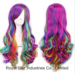2016 New Fashion Cosplay Anime Wigs Color Female Long Hair