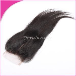 Mongolian Virgin Hair Straight Human Hair Lace Closure