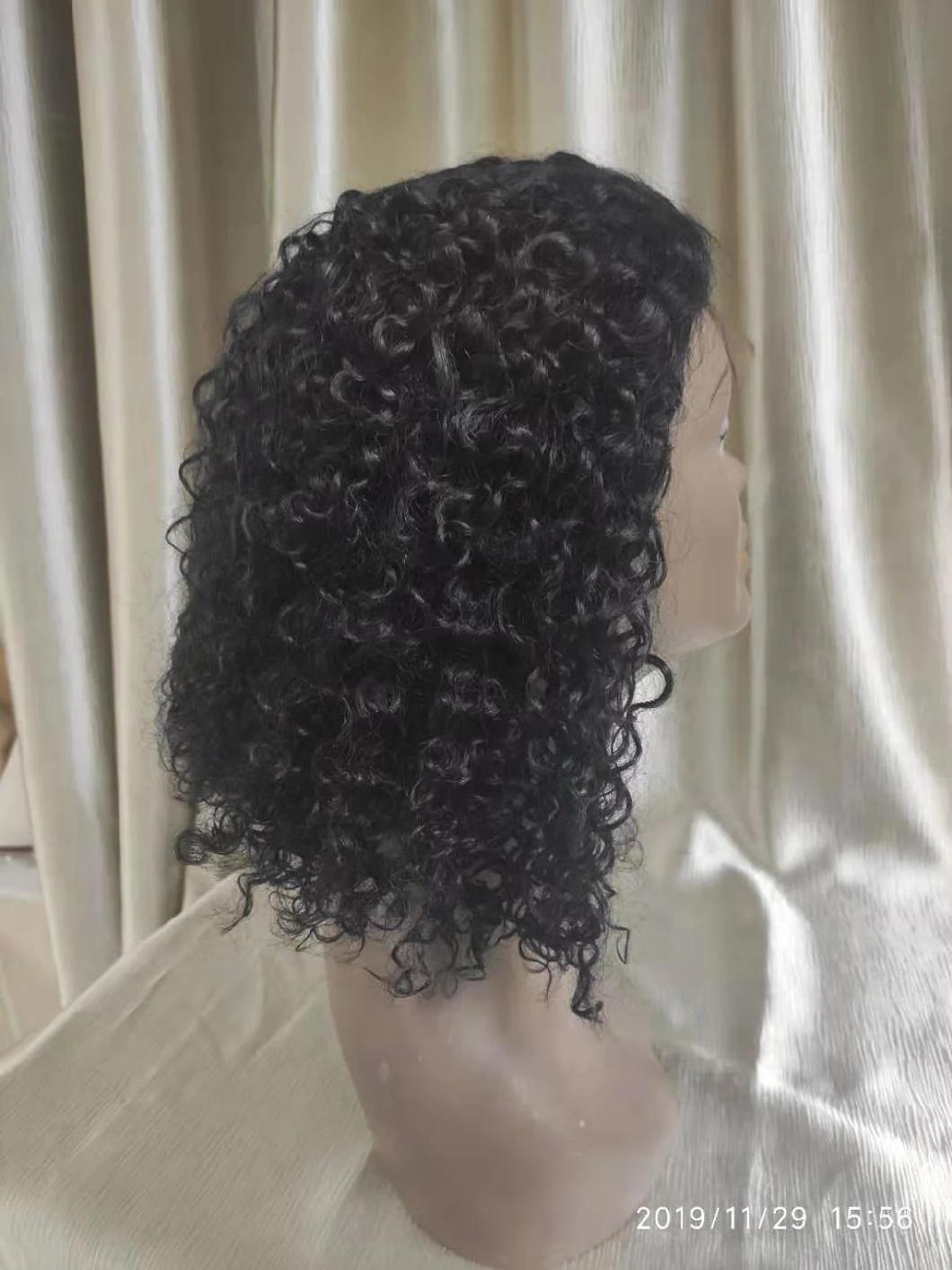 Brazilian Kinky Curly Human Hair Lace Wig