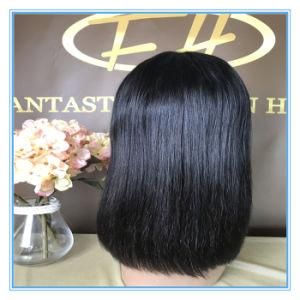 Top Quality Natural Color Virgin Hair Lace Bob Wig with Whole Sale Price Wig-014