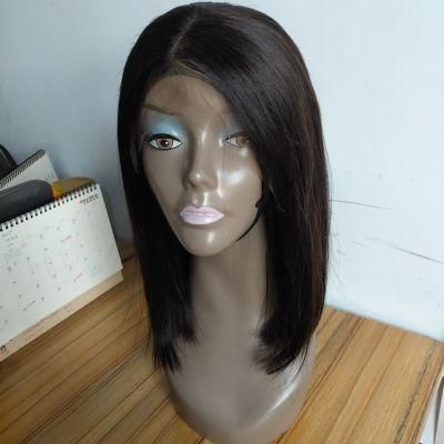 Wholesale 100% Remy Hair Human Hair Natural Color 4*4 Bob Lace Wig