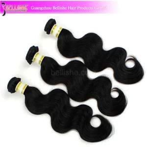 2014 Hot Sale 18inch 100g Per Piece 6A Grade Body Wave, Peruvian Human Hair Weave