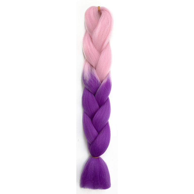 Kbeth Jumbo Hair Braid Extension 20 Inch 24inch 22inch 100g Green Synthetic Braiding Hair for African Custom Colors Accept Hair Extension From China Factory