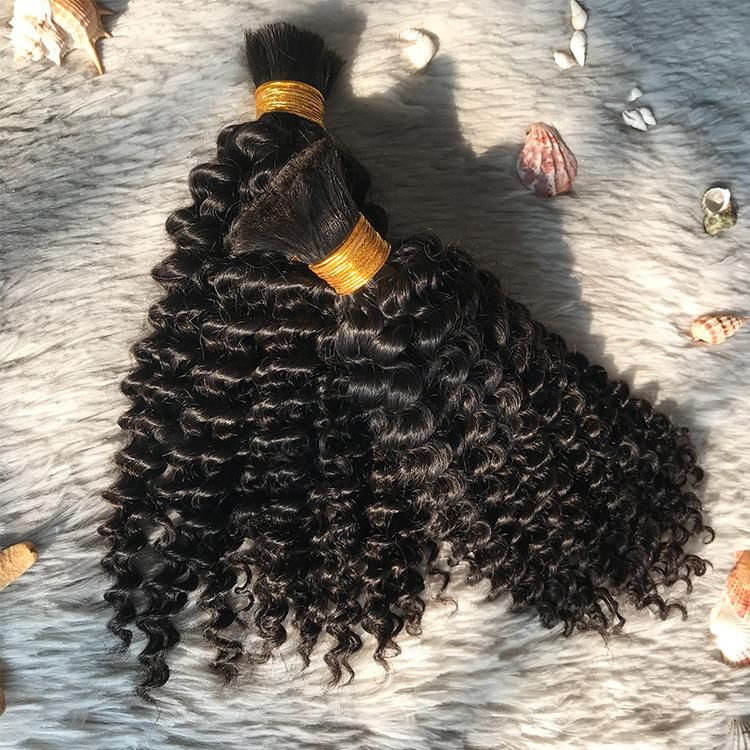 Afro Kinky Hair Extensions Remy Hair Wholesale Bulk Virgin Hair Braiding