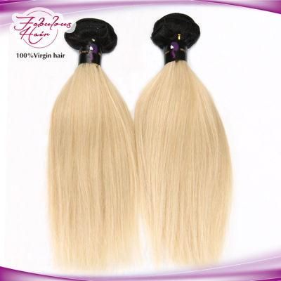 Factory Directly Sell Brazilian Human Hair Extensions 1b/613 Hair Straight