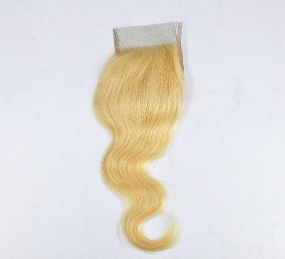 Blonde Human Hair Lace Closure at Wholesale Price (Body Wave)