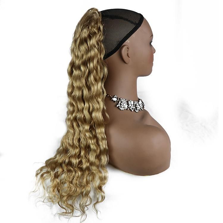 Remy Virgin Human Hair Drawstring Ponytail Curly Hair Extension