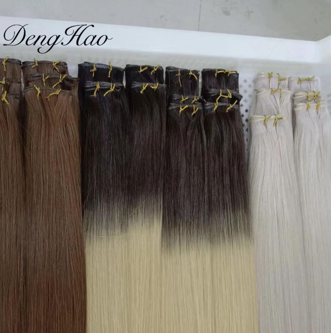 2022 New Weft Unprocessed European Natural Hair Genius Weft