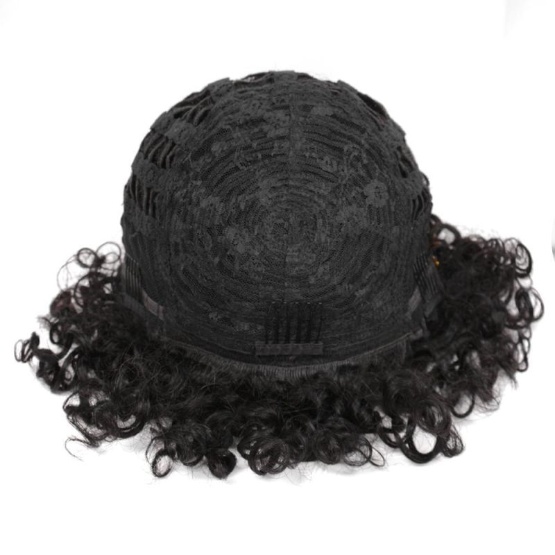 Afro Kinky Machine Made Human Hair Wig