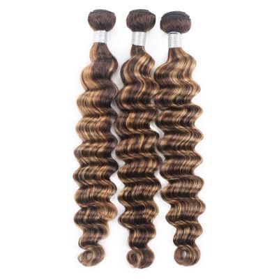 Wholesale Virgin 100% Human Hair Bundles Raw Brazilian Human Hair Extension P4-27 Piano Hair Bundles
