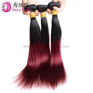 Charming Hair Products Two Tone Color 1b/Red 99j Malaysian Virgin Human Ombre Hair Weave Weft
