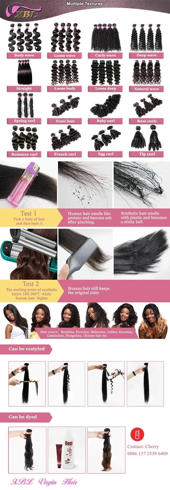 Xbl Cuticle Intact Unprocessed Virgin Brazilian and Peruvian Hair