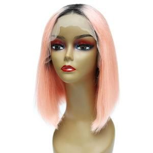 Lace Front Human Color Hair Bob Wig Short Hair Brazilian Wig