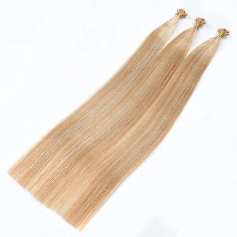 Pre-Bonded Keratin Flat Tip Hair Extensions/Fusion Hair Extensions/7A Grade Human Hair Extensions