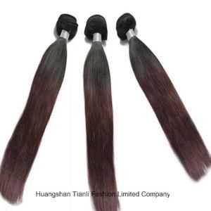26&quot; Human Virgin Hair Extension Ombre 3tone Straight Hair