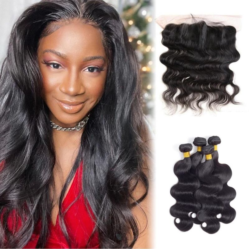 Kbeth 13*4 Wide Size 3 in 1 Closure for Black Woman 2021 Fashion Wavy 11A Brazilian Virgin 22inch Long Luxury Human Hair Toupees Ready to Ship