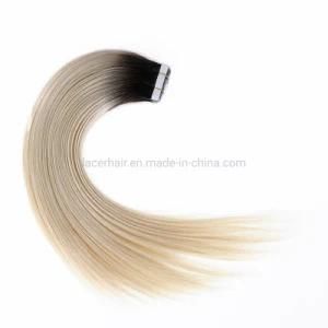 Top Quality Remy 10A 100% European Hair Tape in Hair Extension