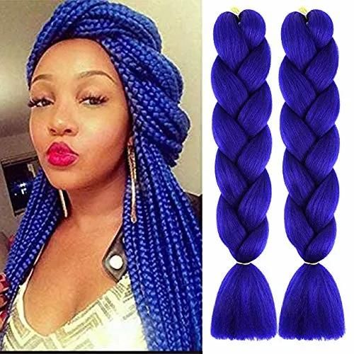 Worldwide Shipping Synthetic Weave Hair Packs Single Tone Braids Women