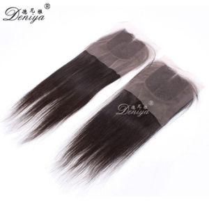 High Quality Silky Straight Remy Human Hair Closure Fashion Toupee