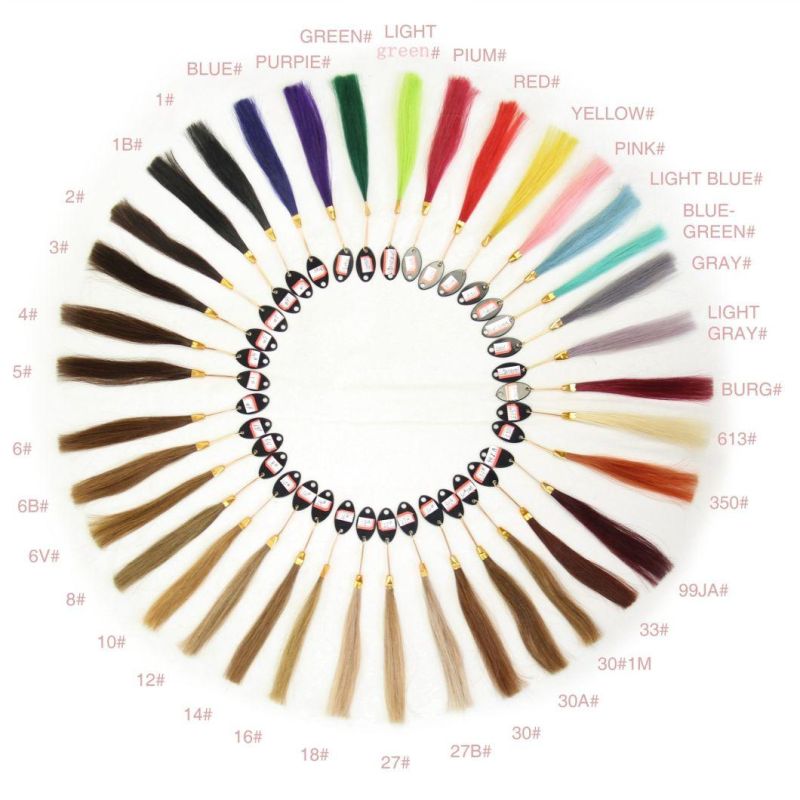 Riisca Hair Color 613# Natural Straight Peruvian Human Hair Weave