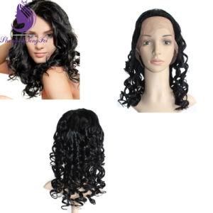 Stock 100% Peruvian Virgin Human Hair Full Lace Wig