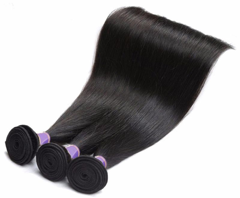Black Straight Hair Bundles Bone Straight Human Hair Bundles 30 Inch Virgin Hair Bundles Brazilian Weave Human Hair Extensions