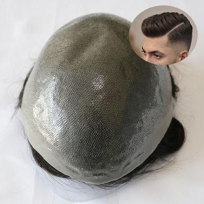 Kbeth Fine Silicone Base Skin Toupee Wigs China Factory 0.12-0.14mm for Man Hair Toupee Wholesale