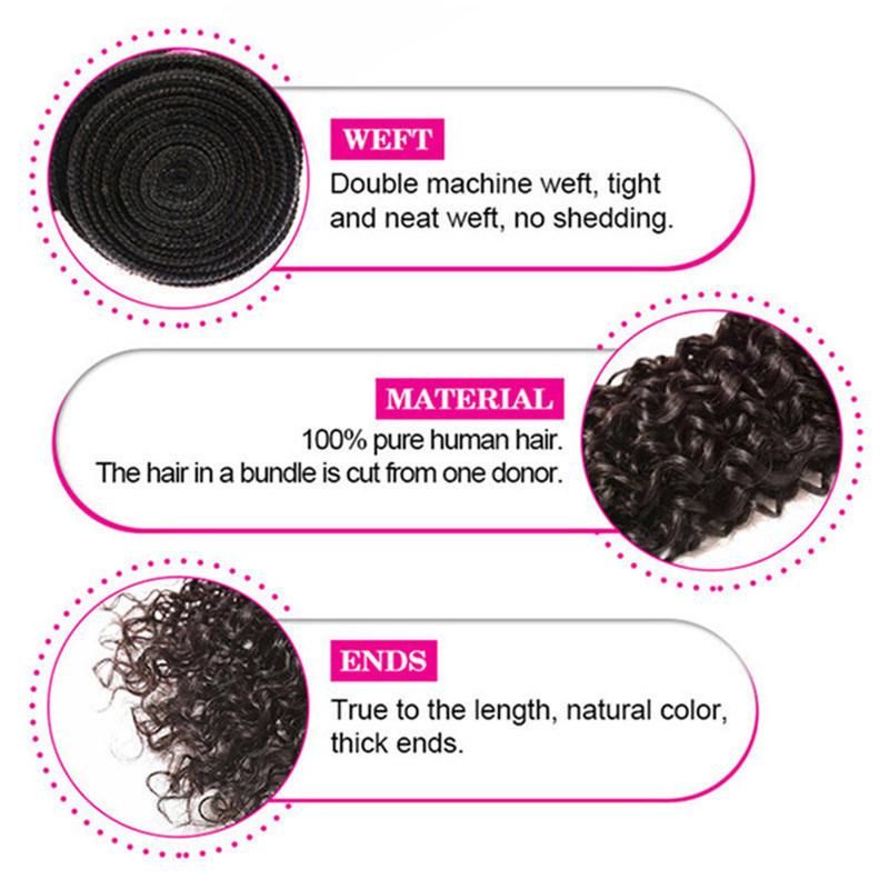 Wholesale Factory Price 100% Brazilian Virgin Hair Bundles Natural Hair Kinky Curly Cuticle Aligned Hair Extension