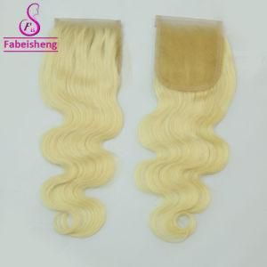 Blonde 613 Body Wavy Natural Human Hair Extension, 100% Brazilian Hair Closure