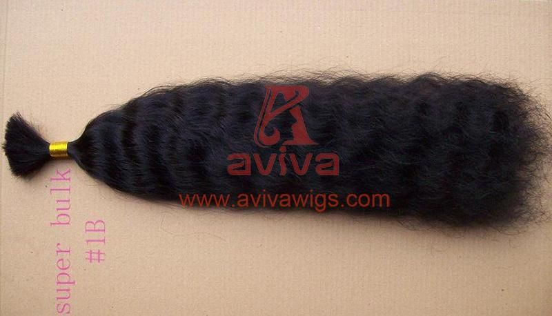 Raw Curly Human Hair Bulk Virign Hair Extension