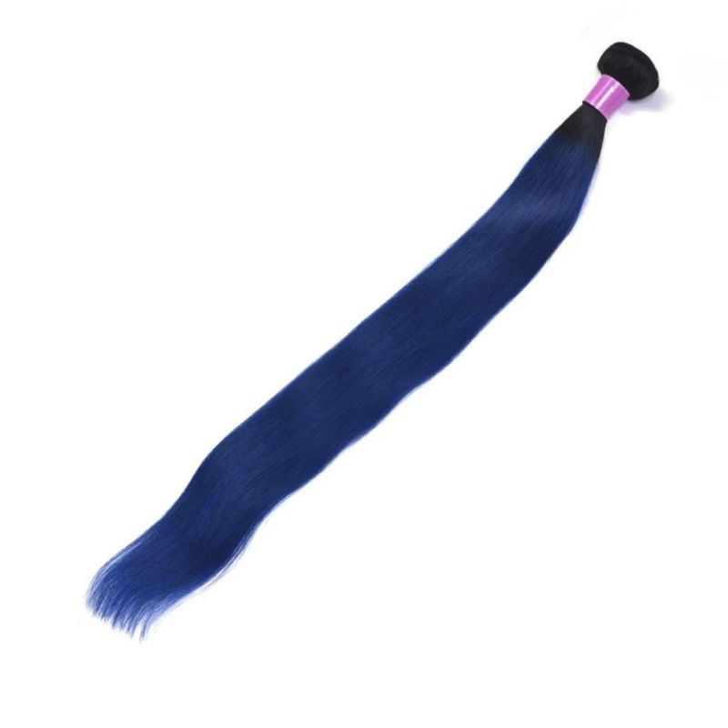 Red/Blue/Grey/Orange/613 Blonde Color Peruvian Straight Remy Hair Extensions Human Hair Bundles 10-30 Inches