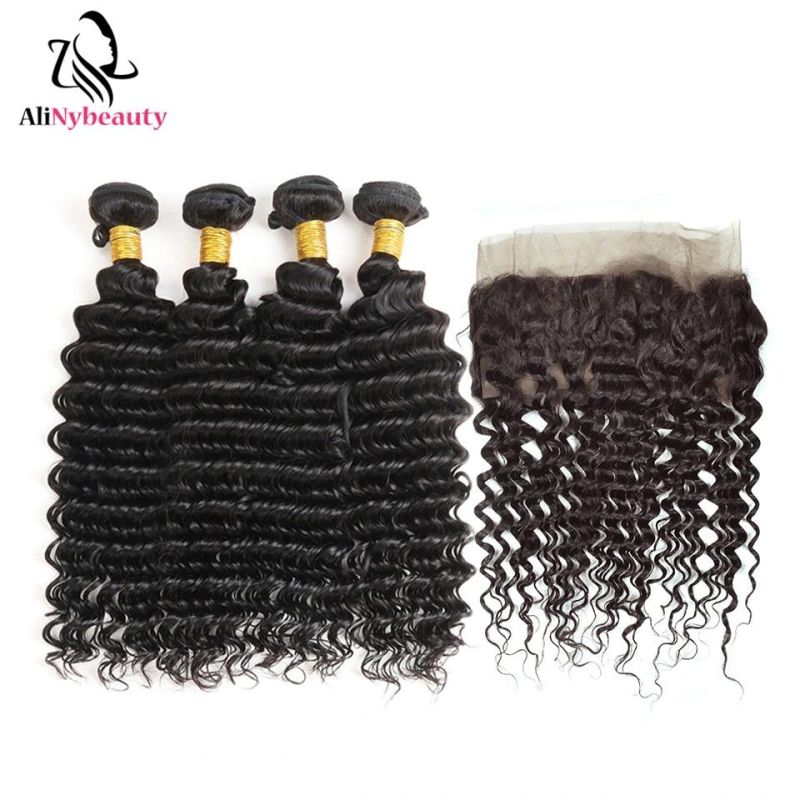 Best Selling Brazilian Human Hair 360 Lace Frontal with Bundles