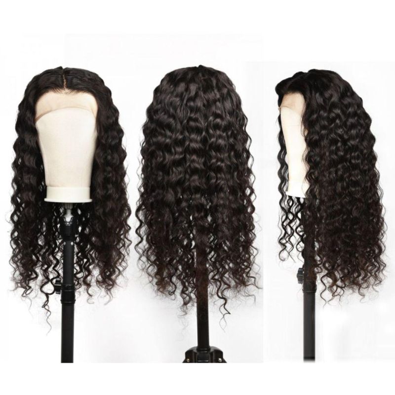 Loose Deep Wave Human Hair 360 Lace Frontal Wigs with Baby Hair 180% Density