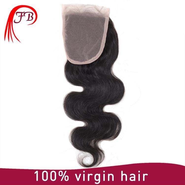 Unprocessed Virgin Remy Brazilian Natural Color 13*4 Frontal Lace Closure