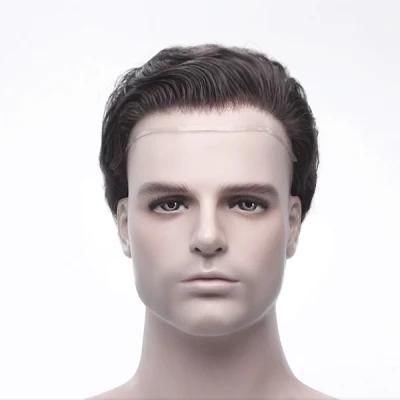 Men&prime;s Toupee - Ultra Thin Skin Base with French Lace - Quality Wigs