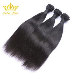 Unprocessed Brazilian Human Hair with Virgin Hair Bundles of Straight Natural Color
