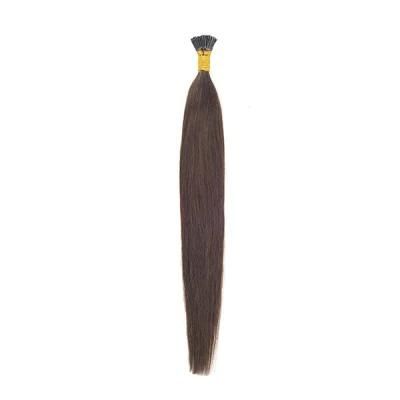 Natural and Straight Keratin I Tip Hairpiece for Women