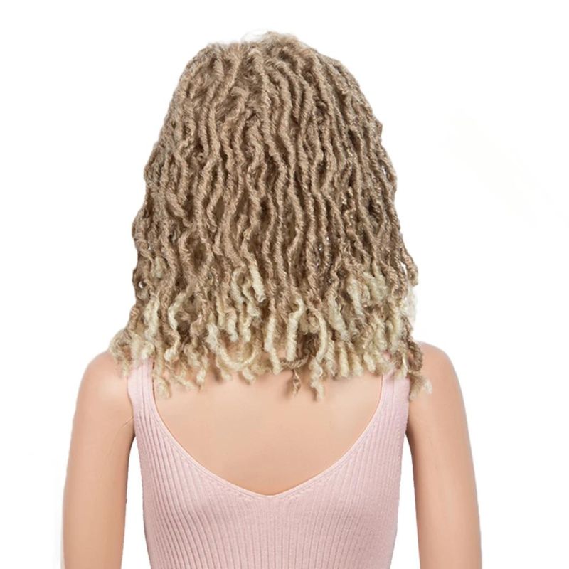 Dreadlock Braids Wig for Black Women Crochet Twist Dreadlock Hair Wig Twists Fiber Hair Synthetic Hair Lace Front Hair Wigs