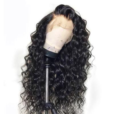 Riisca High Quality Human Hair Extension Full Lace Wig Italy Curly Hair
