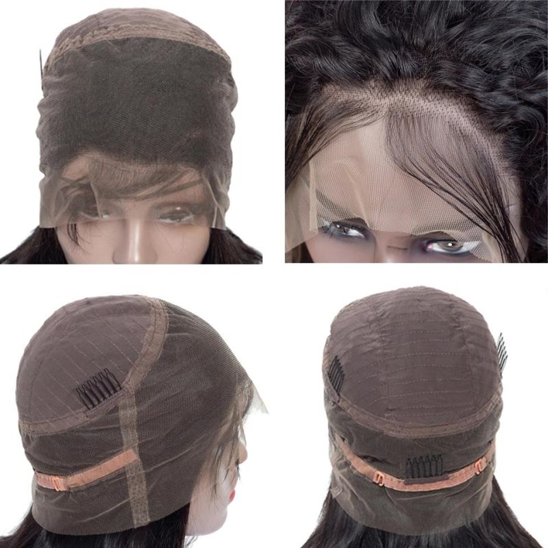 Hot Curly Human Hair Lace Front Wigs for Women with Baby Hair Brazilian Remy Hair Pre Plucked Middle Part Lace Front Wigs