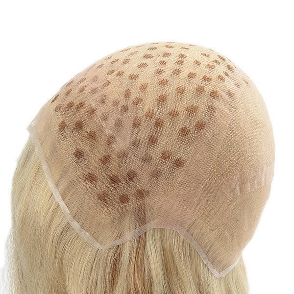 Lw6138 Full French Lace Human Hair Wig with Spot Color Hair Replacement for Women