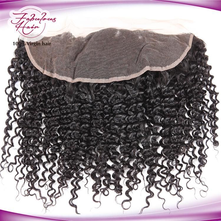 Brazilian Human Hair Kinky Curly 13*4 Lace Frontal Factory Price