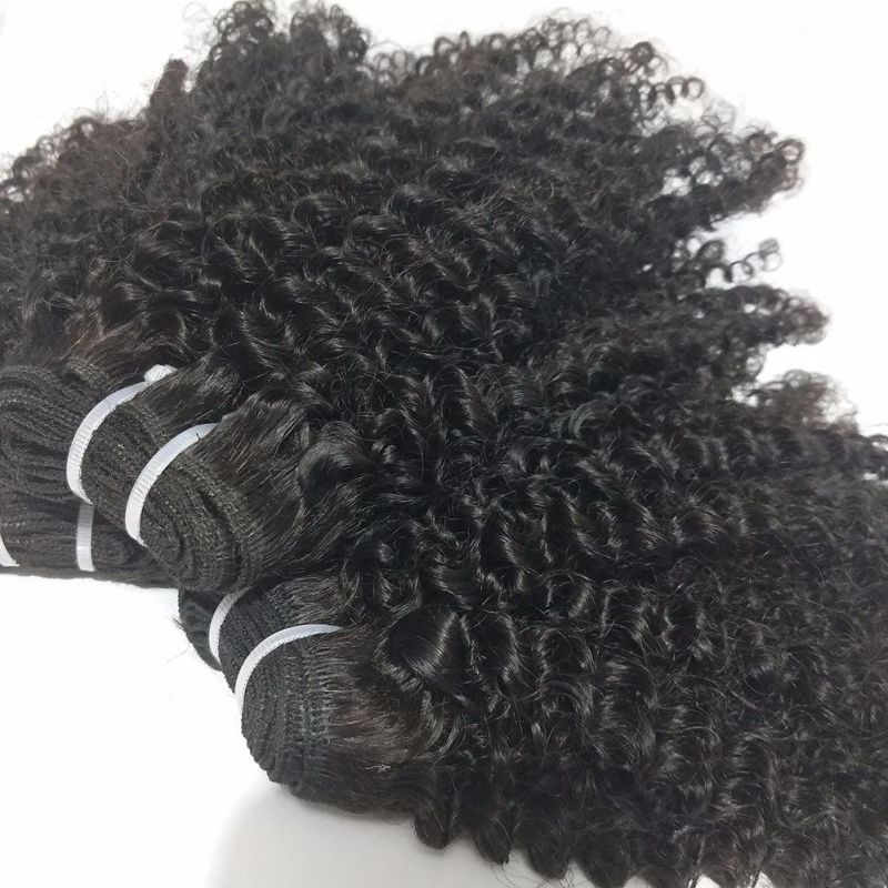 Cheap Wholesale Afro Kinky Curly Brazilian Human Hair Weaving