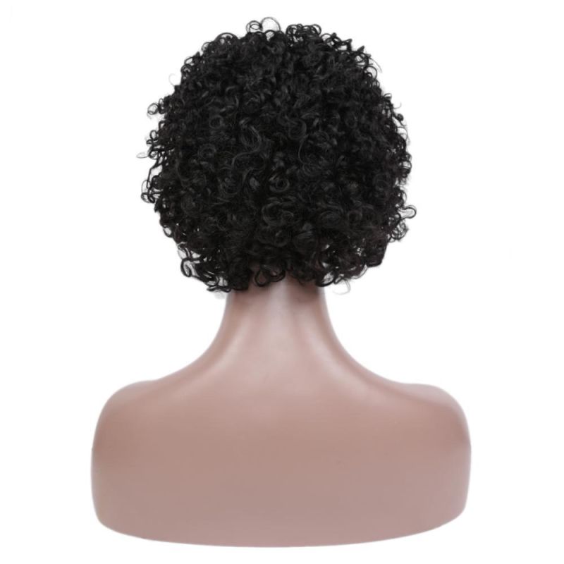 Afro Kinky Machine Made Human Hair Wig