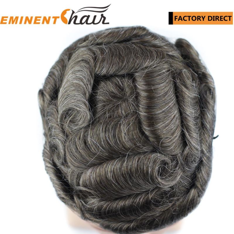 adhesive Indian Hair Skin Stock Hair System