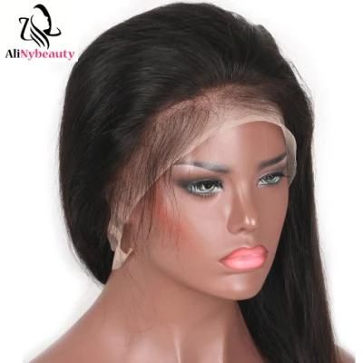 Brazilian Virgin Human Hair Natural Straight Full Lace Wig