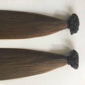6# Pre Bonded Flat Nail Tip Brazilian Virgin Remy Human Hair Extensions