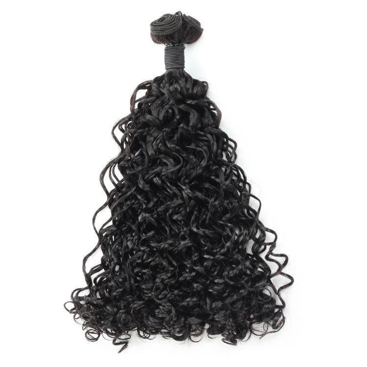 Double Drawn Kinky Curly Funmi Hair Bundles Wholesale Hair Extensions