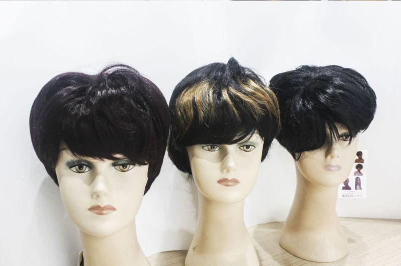 Wendy Hair Hotselling Afro Short Hair Ladies′ Synthetic Wig