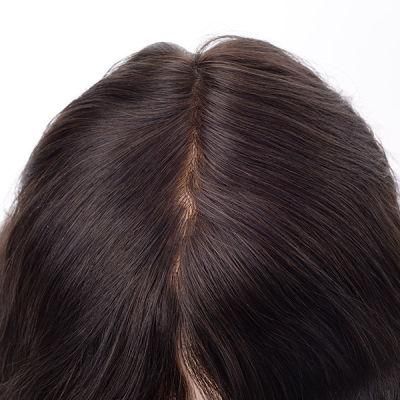 Ll648 Injected Skin Wig with Anti-Slip Silicon Hair Replacement for Women